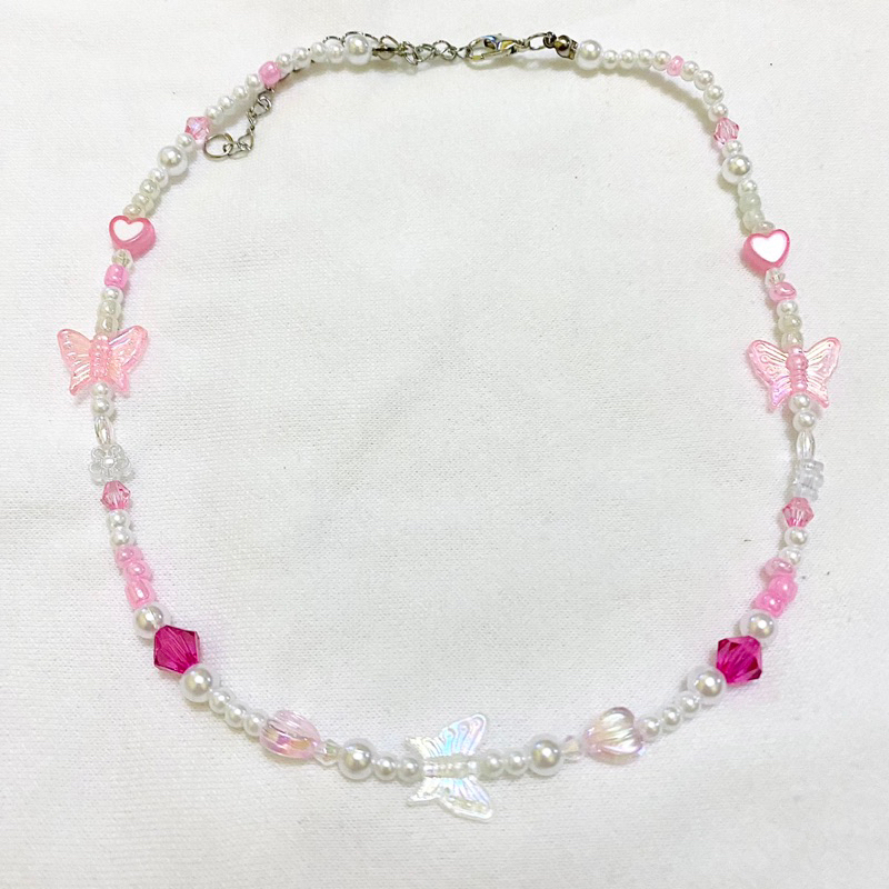 KALUNG MANIK KOREA | NECKLACE BEADS | CHOKER (PINKY GIRLS)
