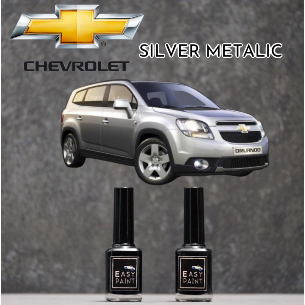 Cat Oles Mobil Silver Metalic Chevrolet Orlando Abu Muda Metalik Perak