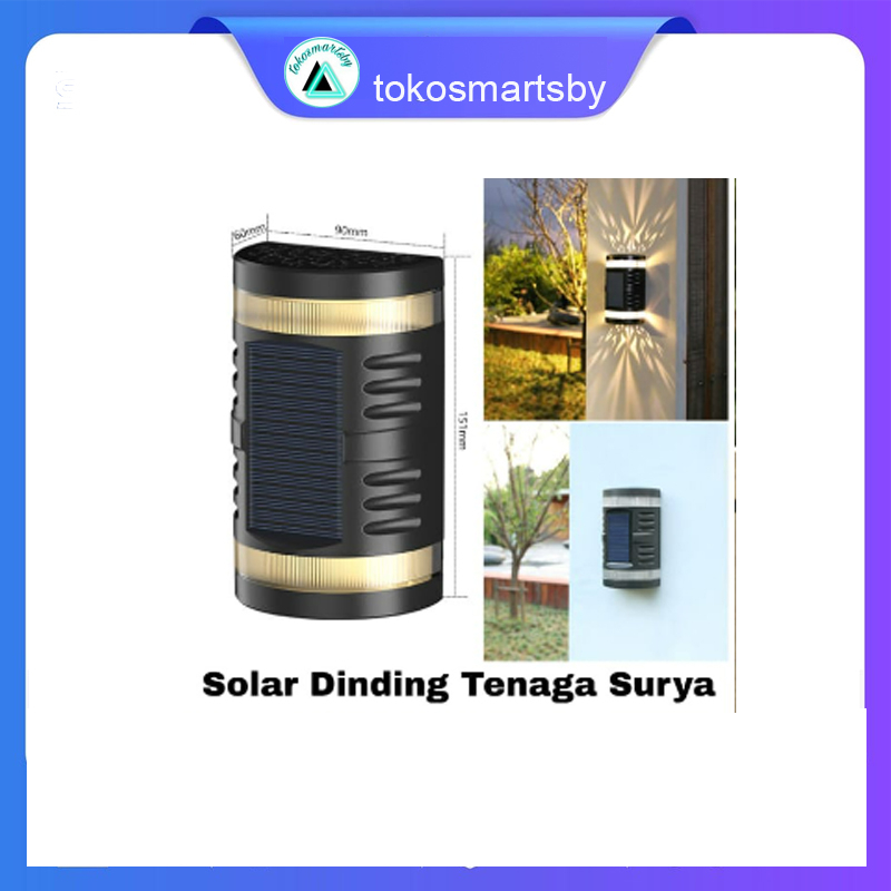 Lampu Solar Taman Dinding 2 Arah Tenaga Surya / Lampu dinding LED / Lampu Dinding Solar 2 Arah Tipe 2106