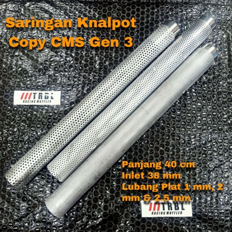 Saringan Knalpot Copy CMS Gen 3 | Inlet 38 | Vario 125/150, Beat, Mio, Dll