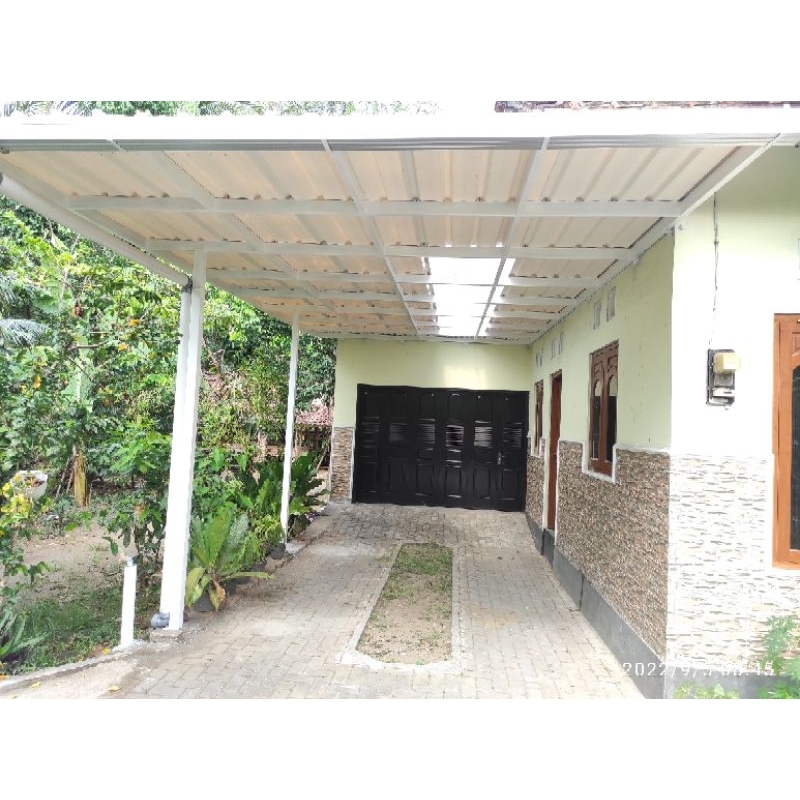 Kanopi UPVC/Alderon single layer