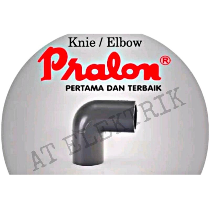 Elbow / Knie / Keni PRALON PVC Ukuran ( 1/2&quot; - 3/4&quot; - 1&quot; - 1 1/4&quot;)