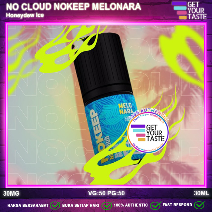 Liquid NoCloud NoKeep Melonara Salt Nic 30ML by Vape Packers x Sarang