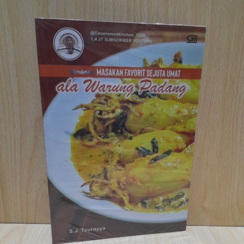 buku Resep.MASAKAN FAVORIT SEJUTA UMAT ala Warung Padang.Oleh S.J.TSURAYYA.