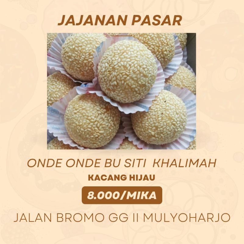 

onde onde ibu siti khalimah