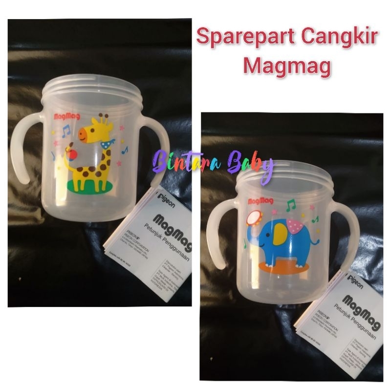 Pigeon Spareparts Cangkir Magmag Gelas Mag mag / Training Cup Spare parts Botol Minum Bayi