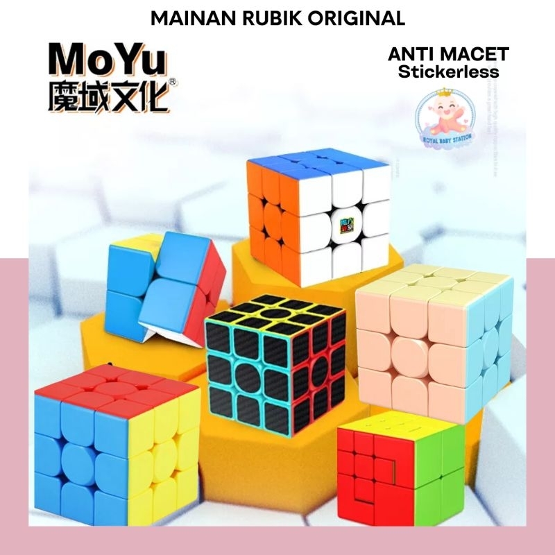 Mainan Rubik 3x3 Moyu Anti Slip