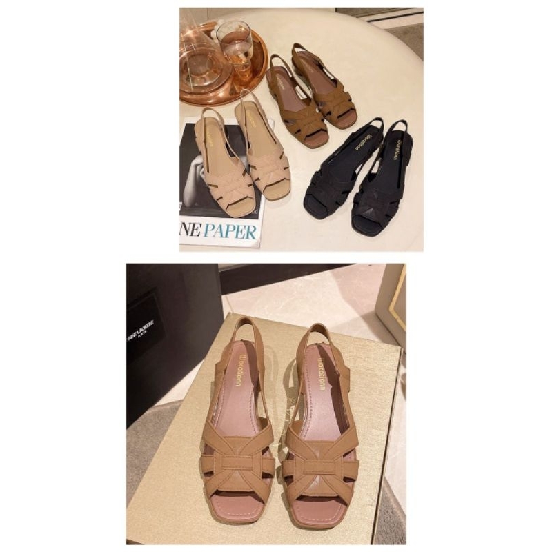 Sepatu Flat Shoes New Wanita Fashion Laurent Import High Quality