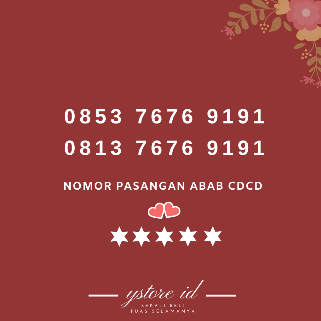 Couple | NOMOR CANTIK TELKOMSEL 9191 KARTU PERDANA PRABAYAR AS DAN SIMPATI NOMER SERI EKOR 7676 6161