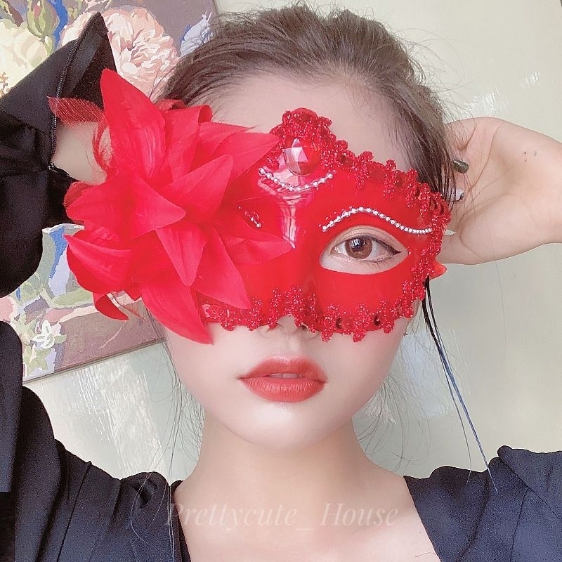 Topeng Pesta Masquerade Party Mask Topeng Wanita Topeng Pria Halloween