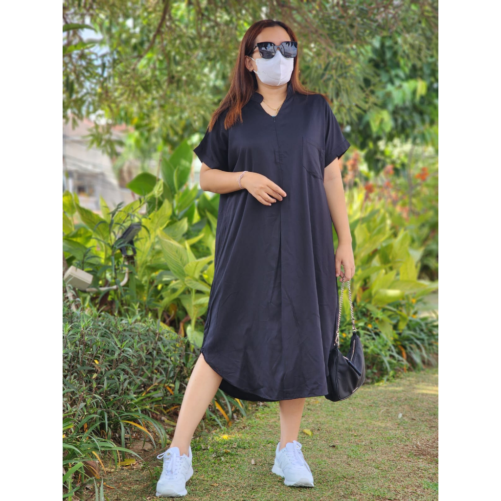 Daster 012 Polos Twill Bahan Rayon Twill