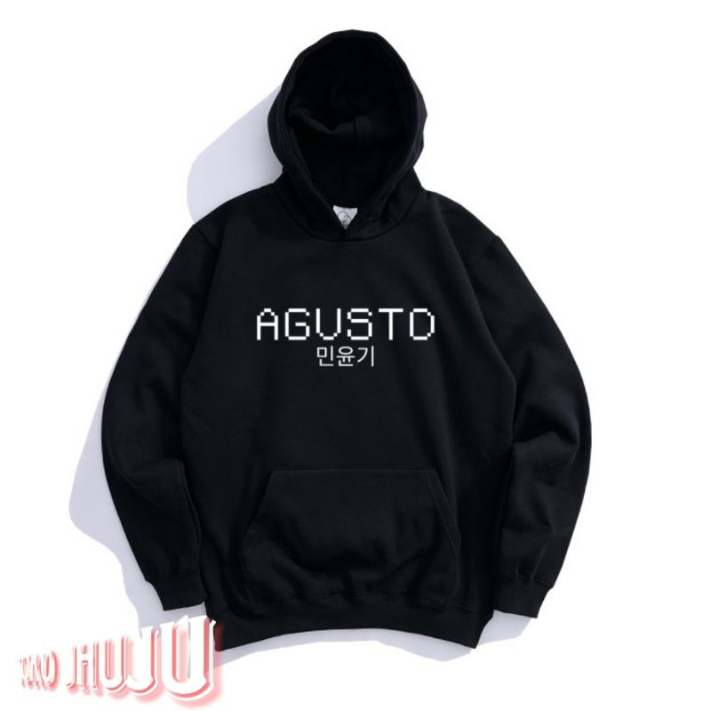 Hoodie Jumper Suga Bangtan Agust D Hangul