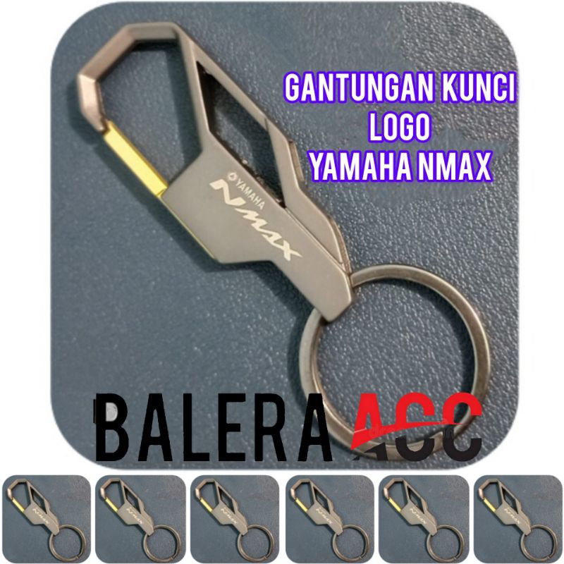 Gantungan kunci remote smart key Logo Yamaha Nmax Kualitas PREMIUM