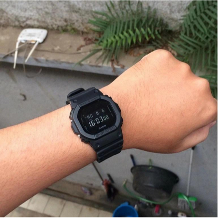 Jam Tangan Pria Casio G-Shock Sporty DW 5600 Black FREE BOX &amp; BATERAI