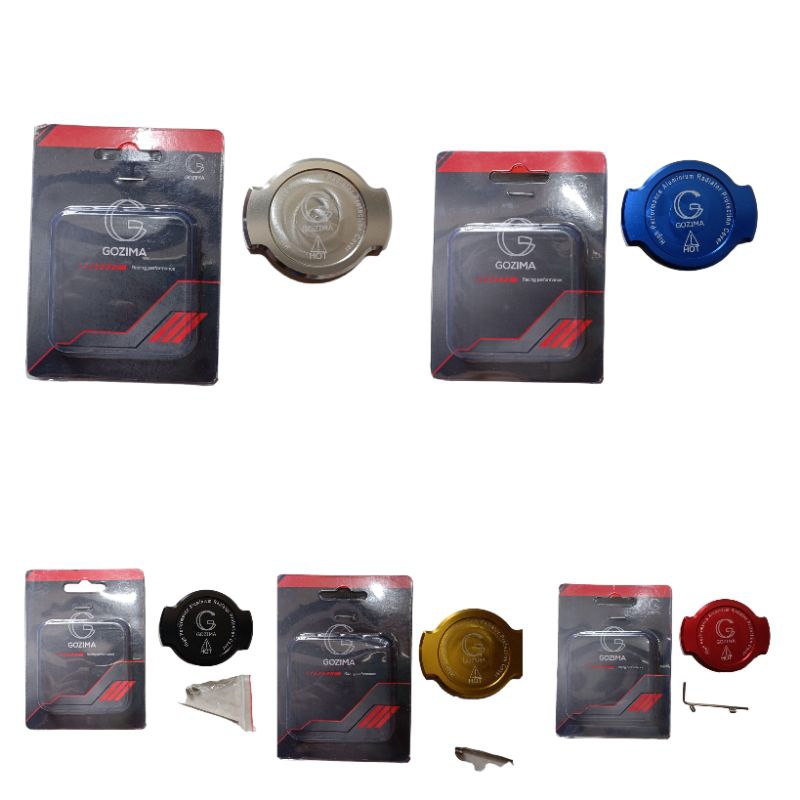Tutup air radiator cnc Vixion Vario 125 Vario 150 new cover air radiator cnc free kunci GOZIMA