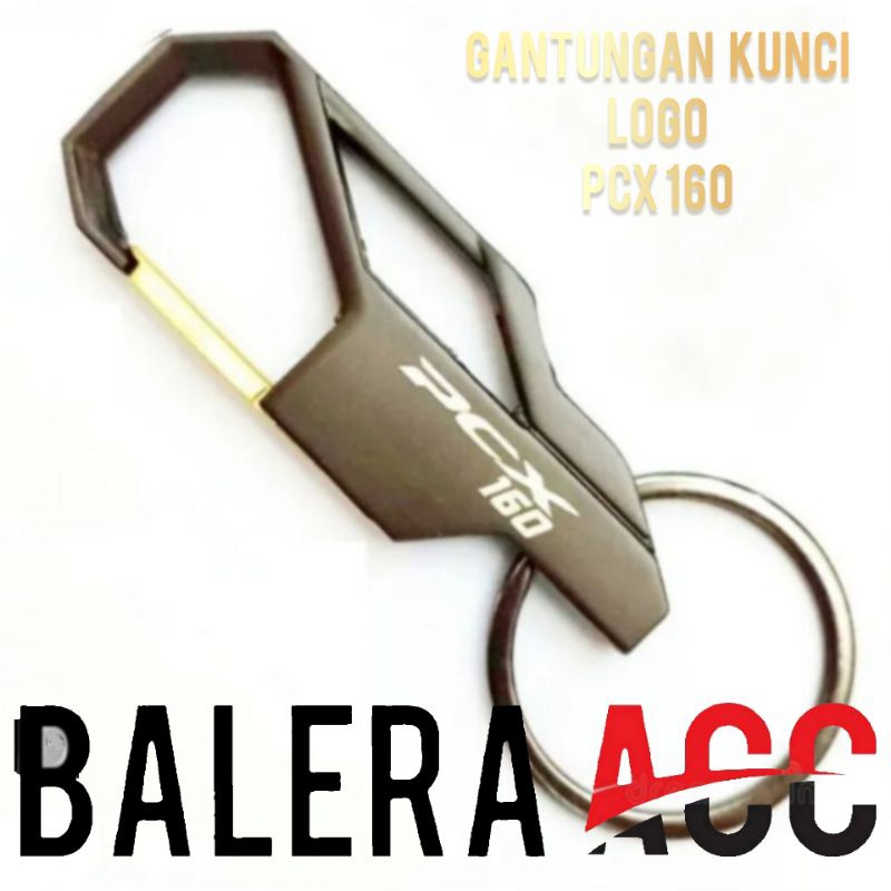 Gantungan kunci remote smart key Logo Honda PCX 160 Kualitas PREMIUM