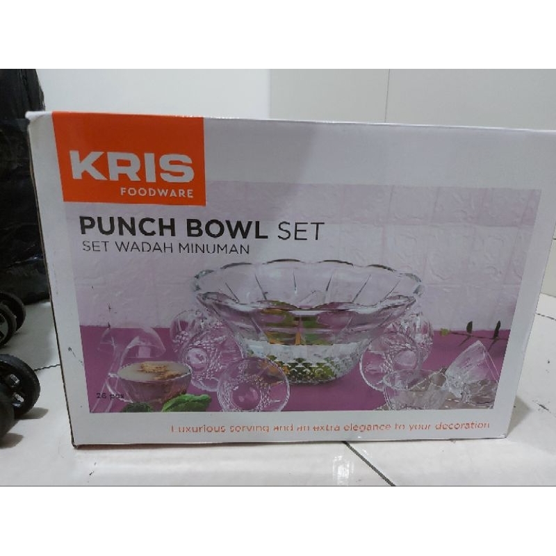 kris punch bowl set