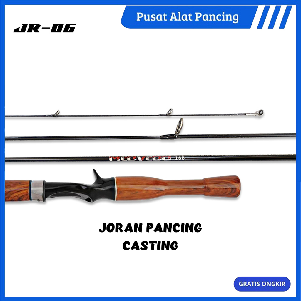 Joran Pancing JR06 Spinning &amp; Bait Casting Carbon Solid Horse Mount Rod UL Super Lembut Micro-Object Lua Rod Water Drop