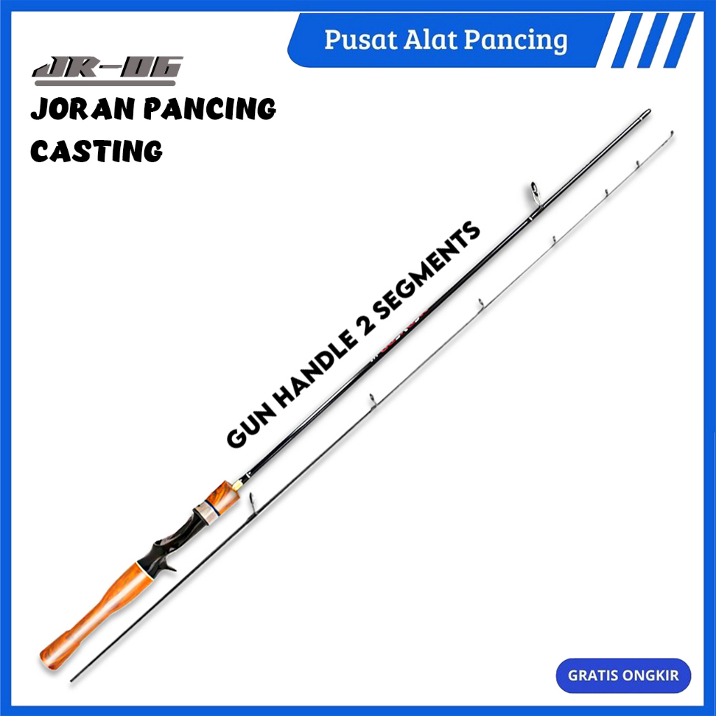 Joran Pancing JR06 Spinning &amp; Bait Casting Carbon Solid Horse Mount Rod UL Super Lembut Micro-Object Lua Rod Water Drop