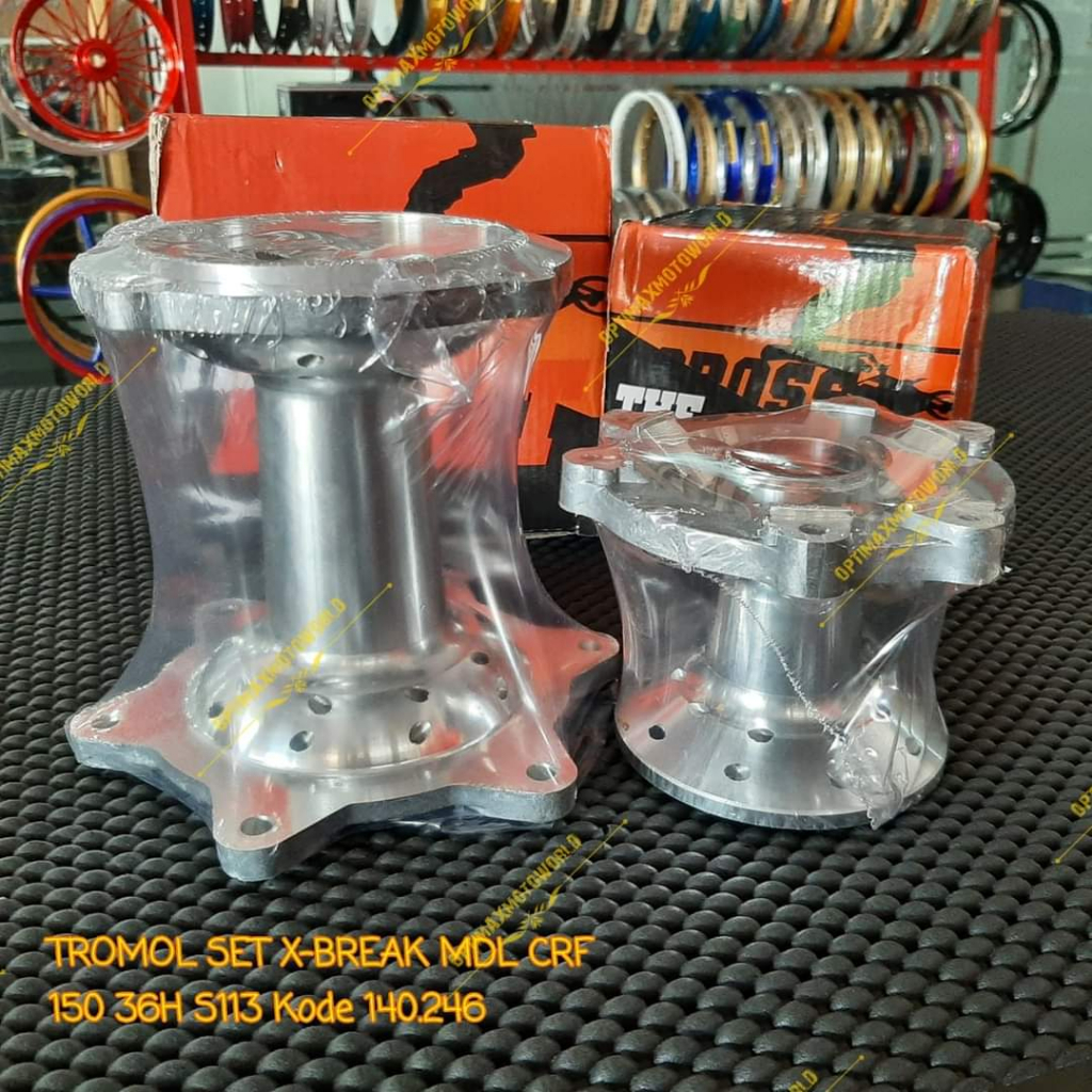 TROMOL SET X-BREAK CRF 150 36 HOLE