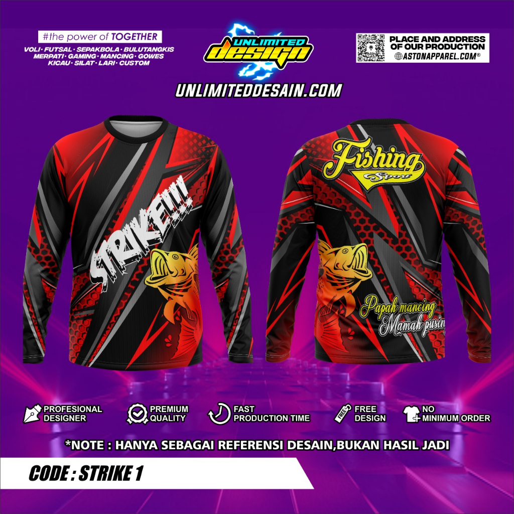 JERSEY MANCING/JERSEY MURAH/JERSEY LENGAN PANJANG/JERSEY OUTDOOR/JERSEY PREMIUM/JERSEY ASTON APPAREL