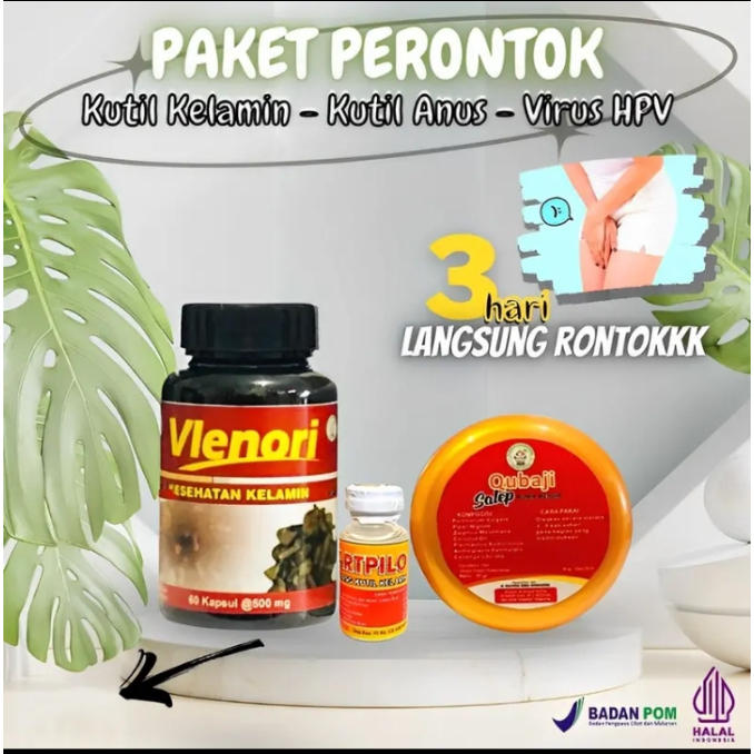 Set Lengkap Obat Kutil Kelamin_Kutil Anus_Papiloma Herbal [ COD ]