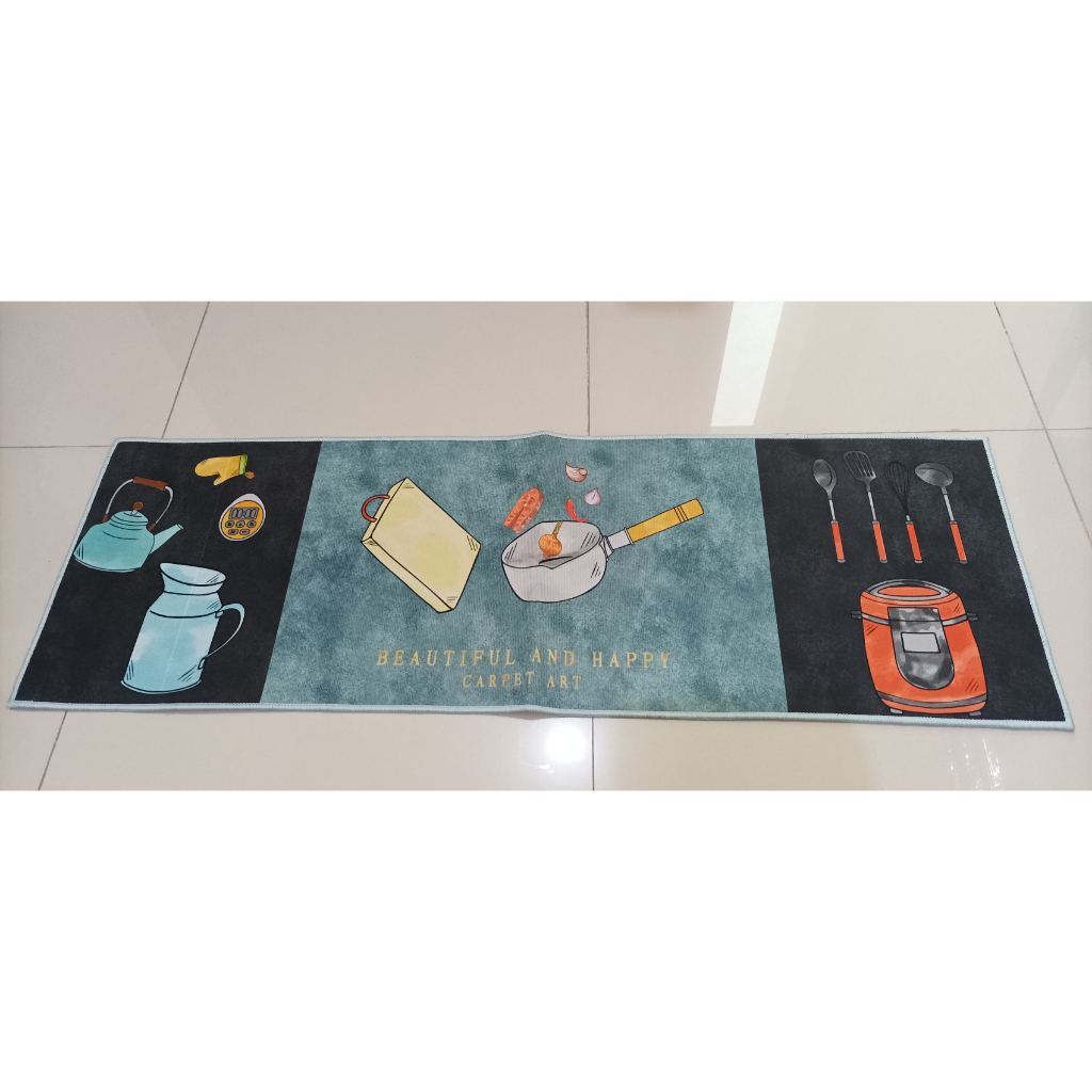 REJECT SALE !! Kitchen Floor Mat 40*120 /Keset Alas Lantai Rumah