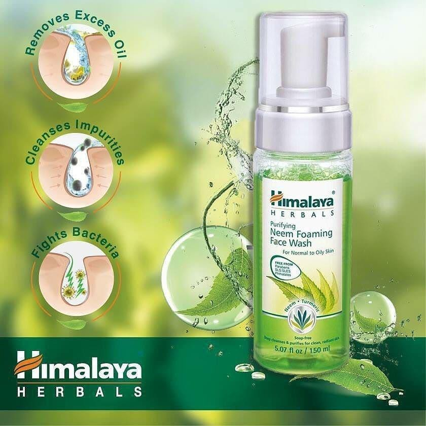 HIMALAYA Purifying Neem Foaming Facial Wash / Face Wash - 150ml