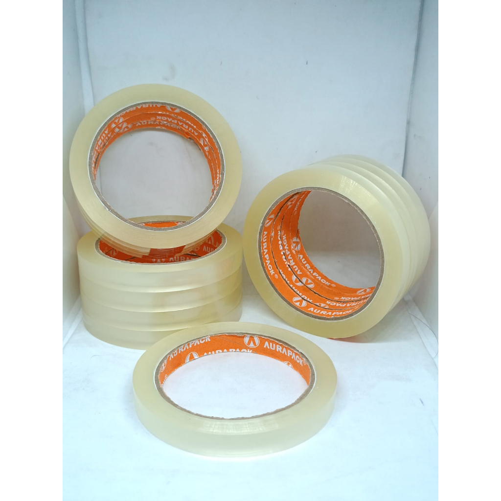 LAKBAN BENING PLASTIK DOUBLE TAPE DABELTIP 12 MM 1 IN 1 PCS