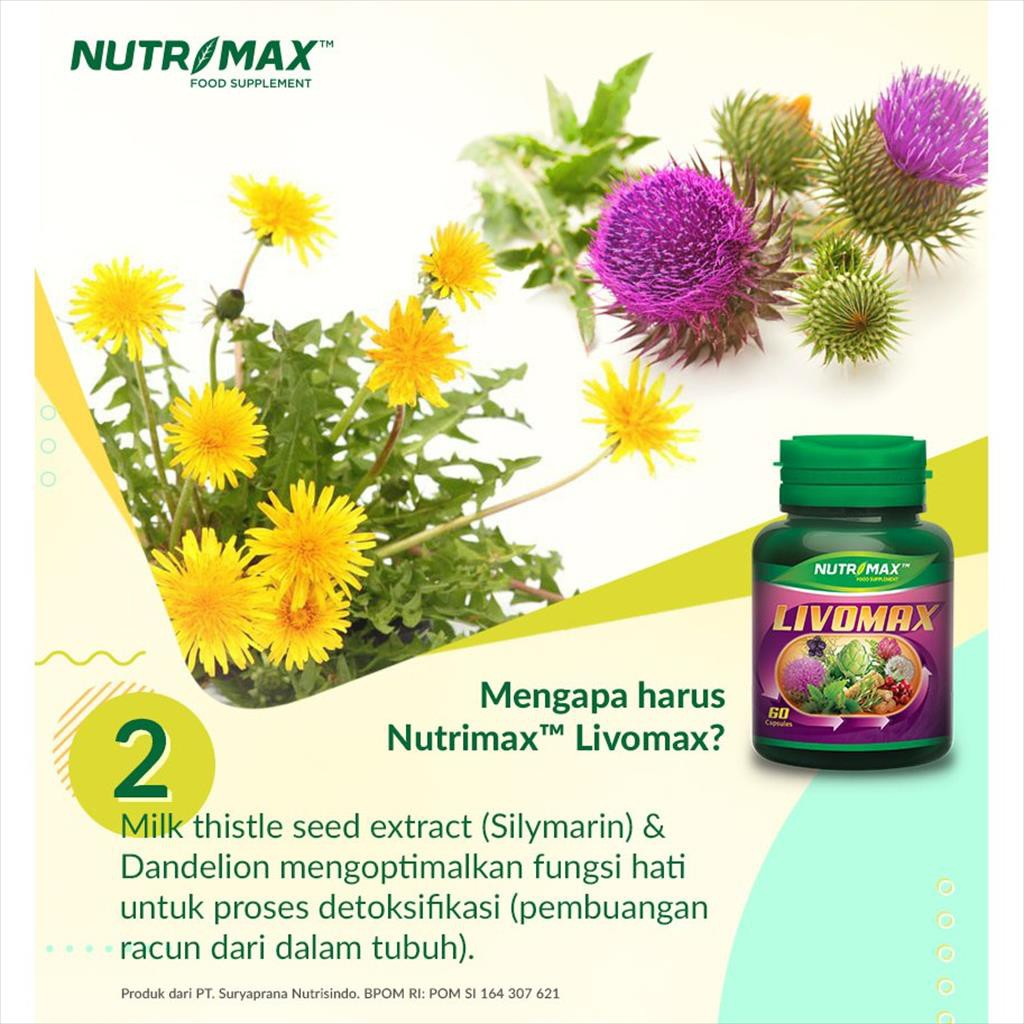 [BPOM] Nutrimax Livomax Isi 30 Tablet / Nutrimax Liver &amp; Kidney Duo / Vitamin Hati / MY MOM