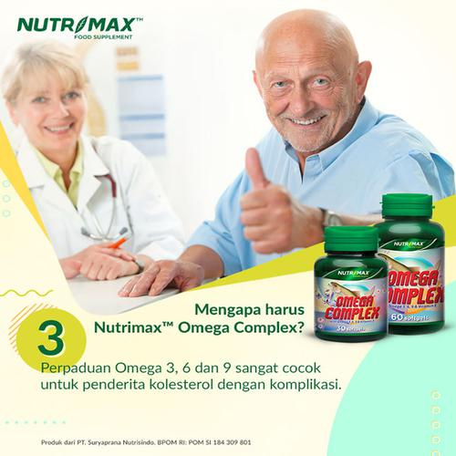 [BPOM] Nutrimax Omega Complex Isi 30 Tablet / Vitamin Omega 3 Komplek / MY MOM