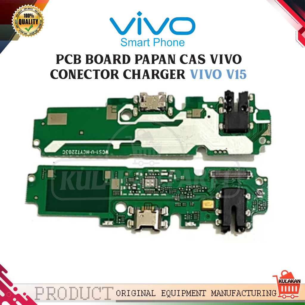 PCB BOARD PAPAN CAS VIVO V 15 CONECTOR CHARGER VIVO V15 NEW ORIGINAL