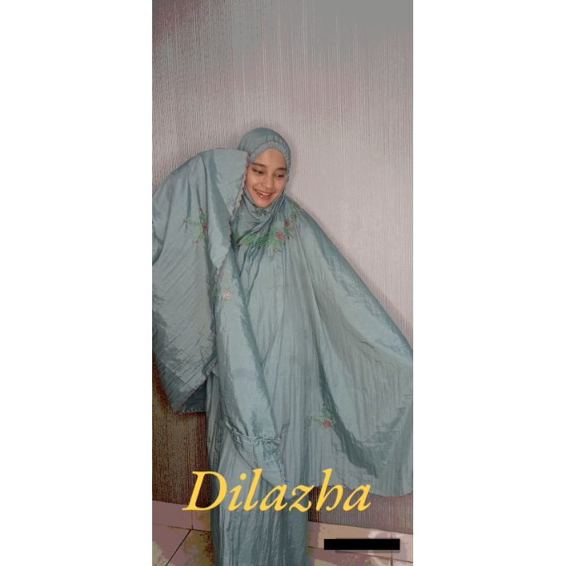 MUKENA PARASUT BORDIR HANDMADE MUKENA PARASUT JUMBO MUKENA PARASUT TRAVELING MUKENAH PARASUT