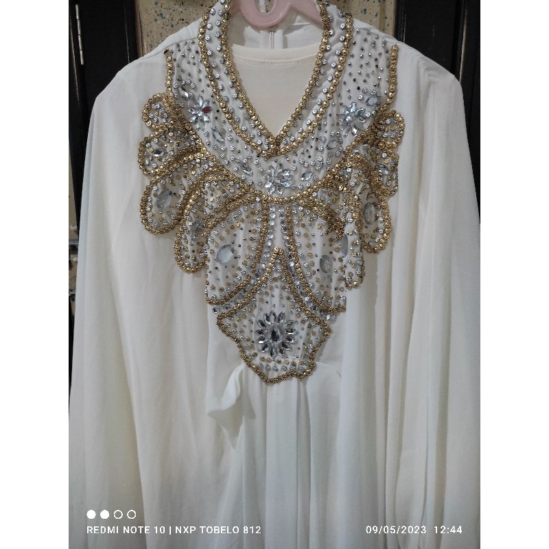 Gamis Kaftan (Putih)