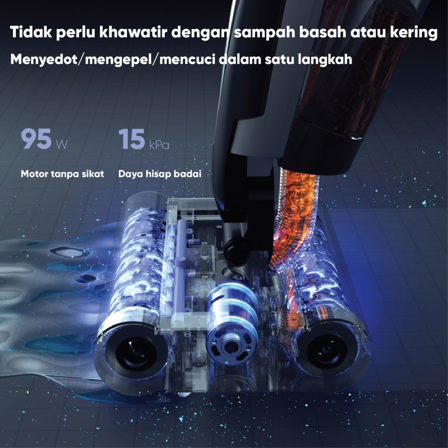 Deerma VX96 Vacuum Cleaner Wet and Dry - Penyedot Debu