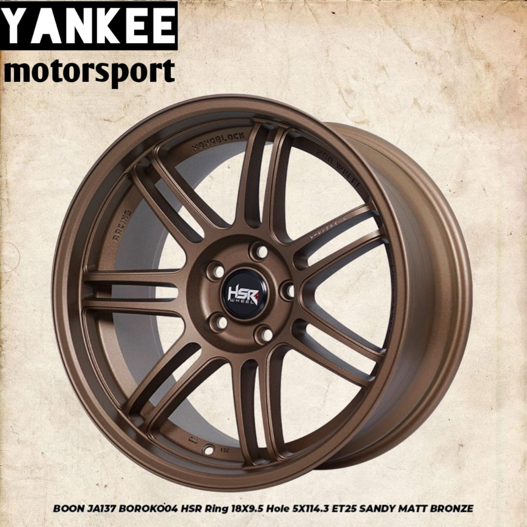 Velg Mobil Ring 18 untuk Camry, Stream, Outlander dll HSR BOON