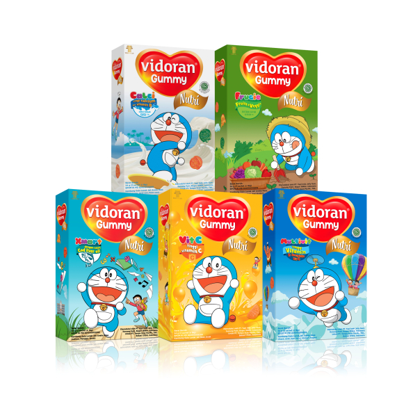 

vidoran gummy vitamin anak 54gr