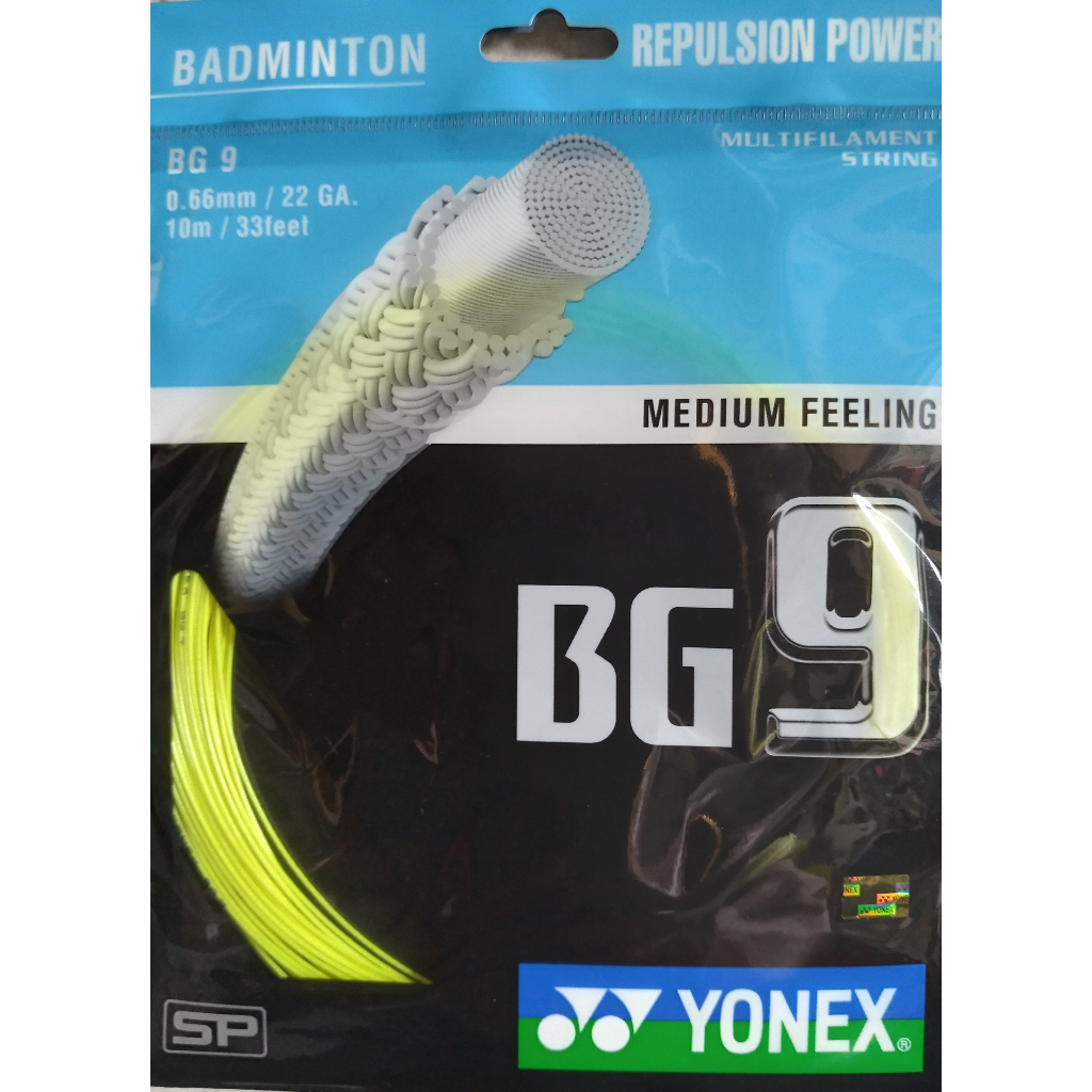 SENAR RAKET BADMINTON YONEX BG 9 ASLI