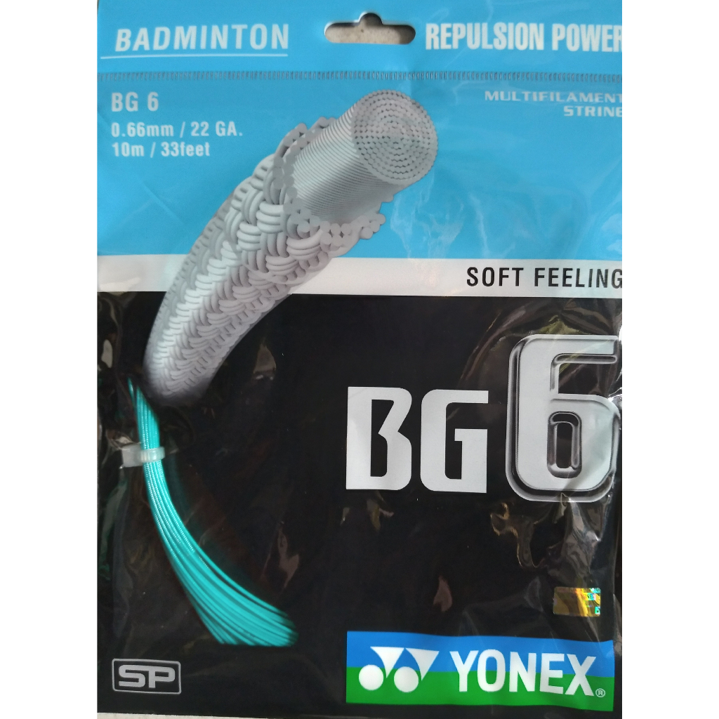 SENAR RAKET BADMINTON YONEX BG 6 ASLI