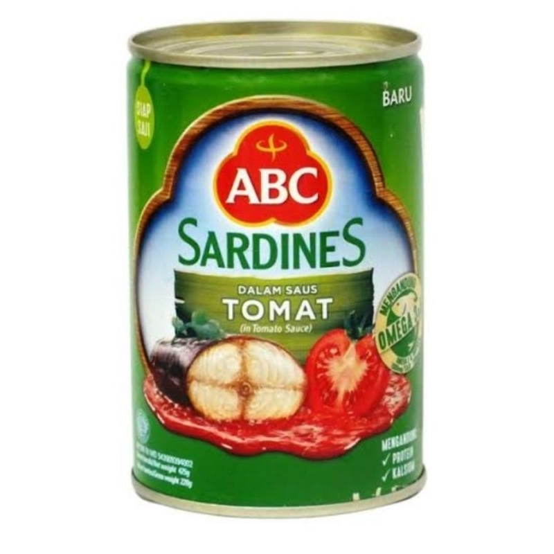 

ABC Sardines Saus Tomat 155gr