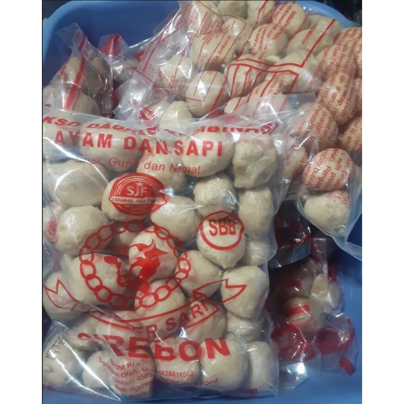 

baso sbb50 rasa sapi dan ayam isi 50butir dan berat 650gram