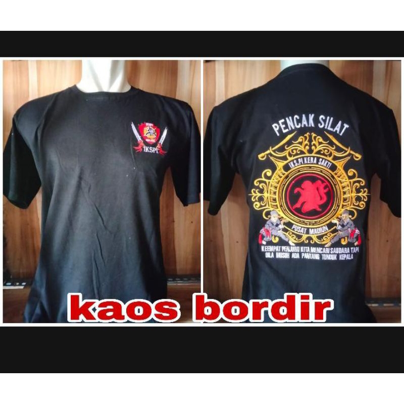 kaos bordir ikspi kerasati/kaos bordir ikspi/kaos bordir ika