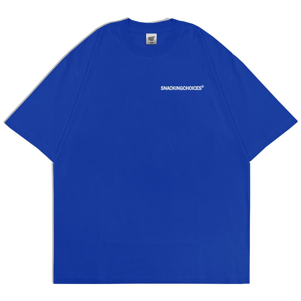 T-shirt | Oversize | Leticia | Blue | Snackingchoices