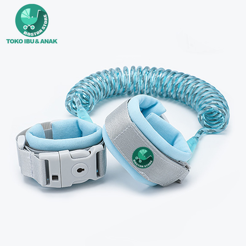 Bostonstore Gelang Tali Pengaman Anak / Child Safety / baby anti lost Tali Pengaman Tangan Anak Anti Hilang 2.5 Meter Child Anti Lost Strap Gelang Harness Pengaman Balita Jalan Anak/ Anti hilang tali SS 1.5m~3m / Tali Pengaman Gandeng Anak Bayi