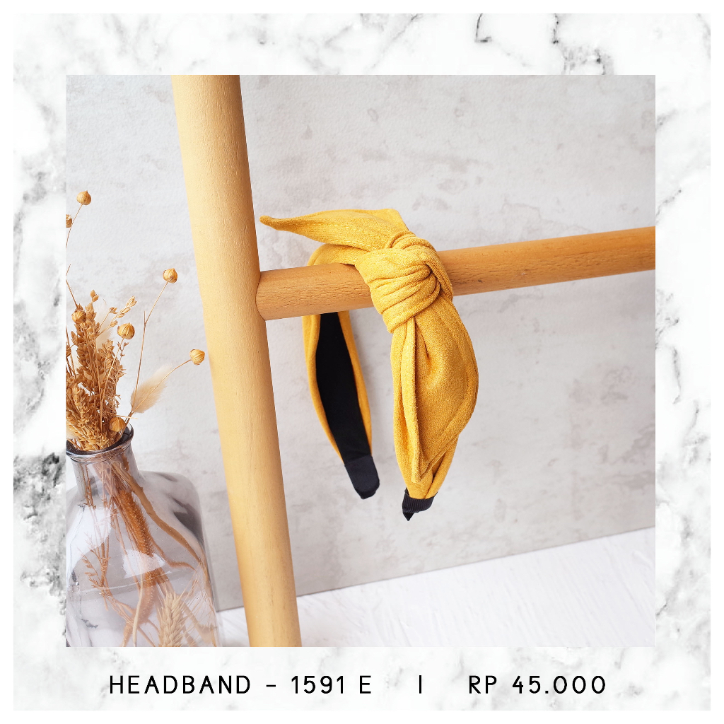 HEADBAND / BANDO BASIC RIBBON - 1591