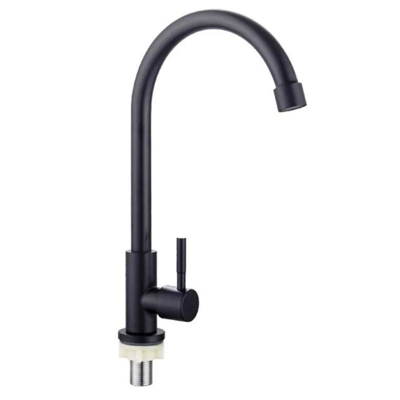 Kran sink Pipa Black keran cuci piring stainless SUS 304 HITAM