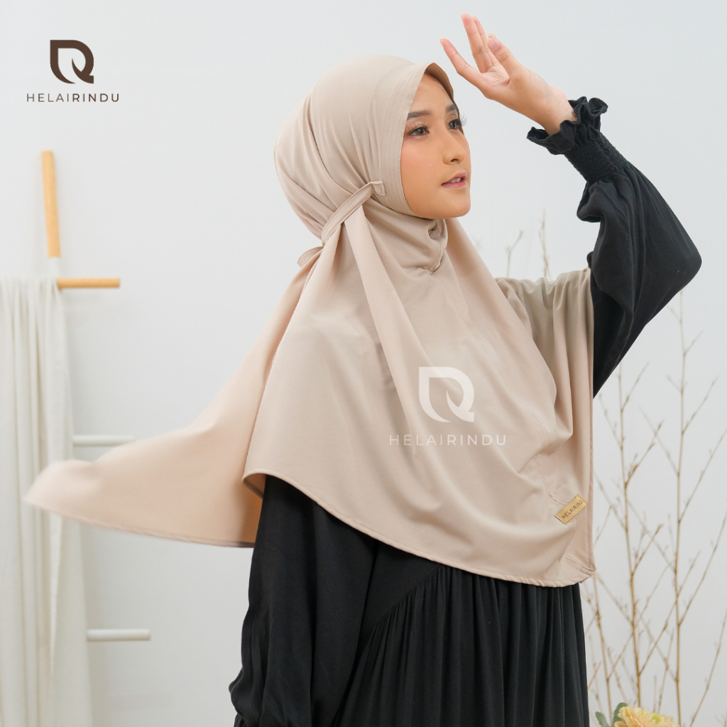 𝐇𝐄𝐋𝐀𝐈𝐑𝐈𝐍𝐃𝐔 - Hijab Bergo Hamidah Instan Jersey