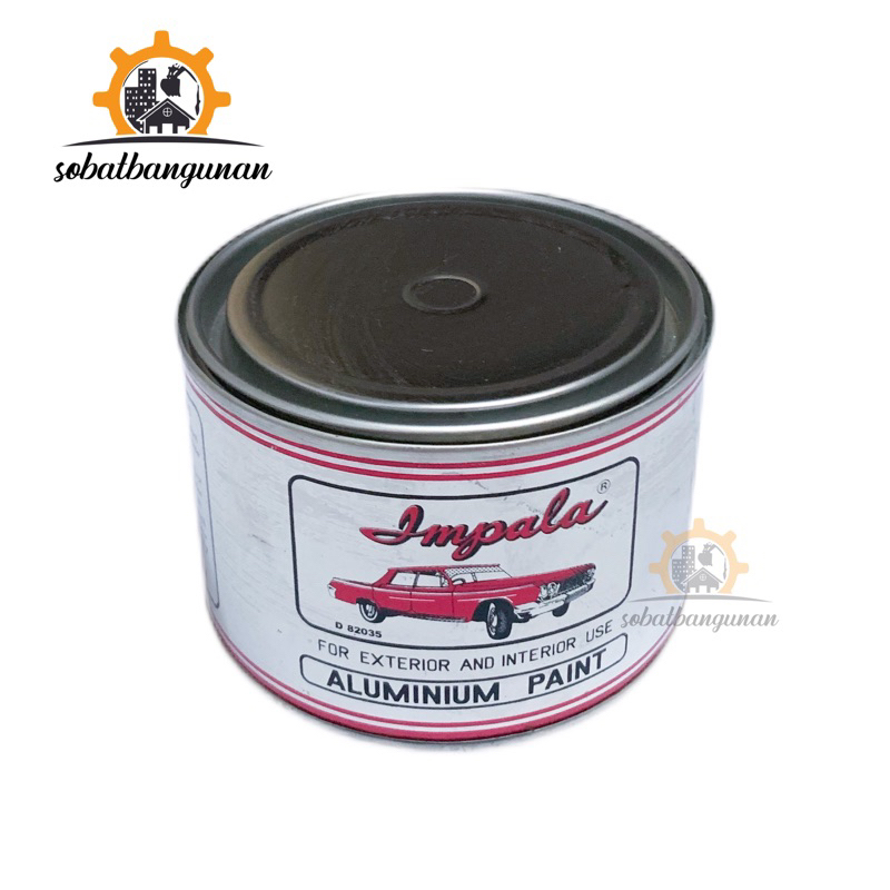 IMPALA Cat Besi 0,375 Liter / Cat Aluminium / Cat Silver / Brown Perak