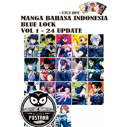 [INDONESIA] BUKU KOMIK BLUE LOCK VOLUME 1 - 25 PLUS STIKER - MANGA MUNEYUKI KANESHIRO [ORIGINAL]