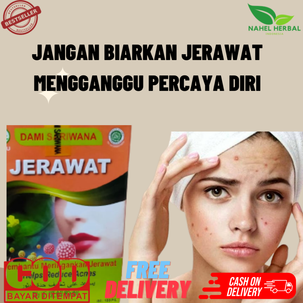 Suplemen Jerawat Batu Dan Vitamin C  Kapsul Dami Sariwana - Vitamin A Imunitas Daya Tahan Tubuh Otak